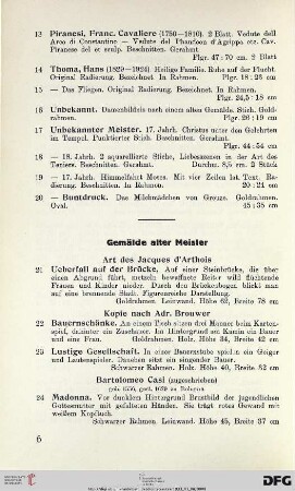 Gemälde Alter Meister (Nr. 21-48)