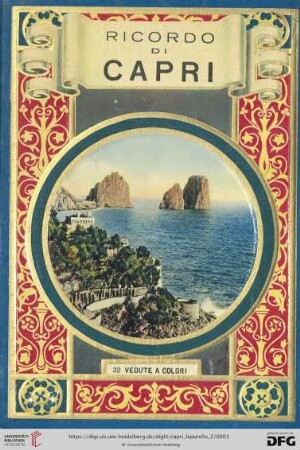 Ricordo di Capri : 32 vedute a colori