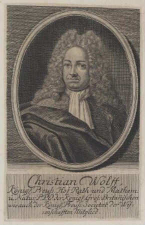Bildnis des Christian Wolff