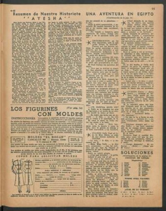 Los figurines con moldes
