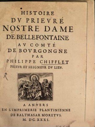 Histoire du prieuré Notre dame de Bellefontaine