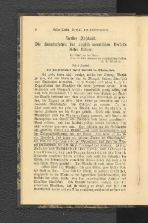 Erstes kapitel. Die Hauptursachen dieses Verfalls im Allgemeinen.