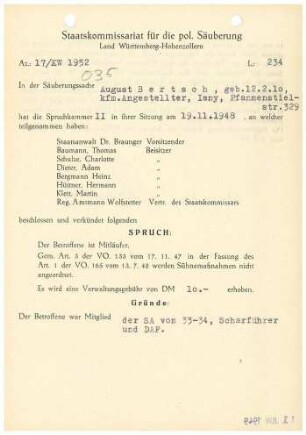 Bertsch, August