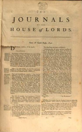 Journals of the House of Lords. 5. 1642/43
