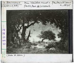 Théodore Rousseau: Am Waldesrand von Fontainebleau. Paris, Musée de Luxembourg