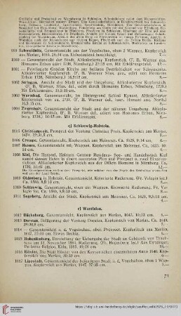 q) Schleswig-Holstein (Nr. 1005 - 1011)