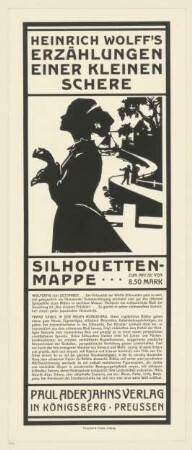 Heinrich Wolff's Erzählungen einer kleinen Schere. Sihouettenmappe