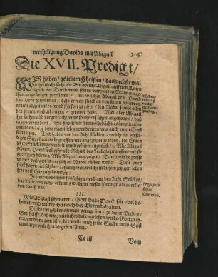 Die XVII. Predigt.