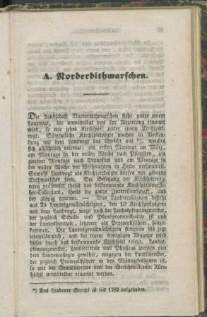 A. Norderdithmarschen.