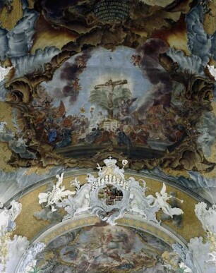 Legende der Trierer Märtyrer — Treueschwur der Märtyrer vor dem Gekreuzigten