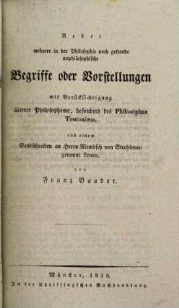 Vorlesungen über speculative Dogmatik, 5