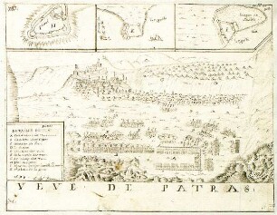 WHK 6 Ungarisch-Türkischer Krieg von 1683-1699 bis zum Frieden von Carlow: Ansicht von Patras, 1687