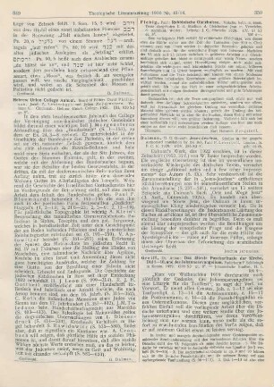 350 [Rezension] Dalman, Gustaf, Jesus-Jeschua. Studies in the gospels
