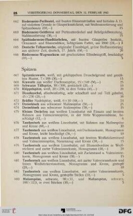 Spitzen (Nr. 667-683)