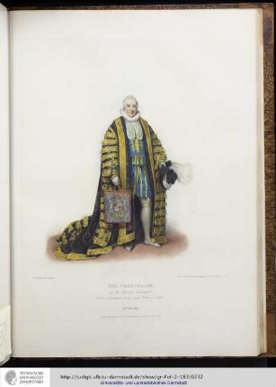 Abbildung: The Chancellor, of His Majesty´s Exchequer. The Right Hon. Nicholas Vansittart, now Baron Bexeley.