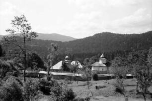 Agapia: Kloster Agapia Deal, vom Berg