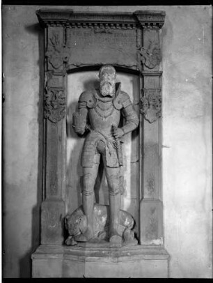 Hirschhorn Karmeliterkirche Sankt Maria Grabstein Hans von Hirschhorn (gestorben 1509)