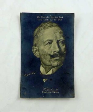 Postkarte "Wir Deutsche fürchten Gott, / sonst nichts auf der Welt."