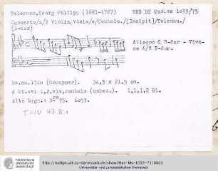 Quartett in B-Dur