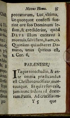 Parænesis.