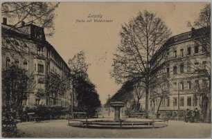 Leipzig : Partie mit Waldstrasse