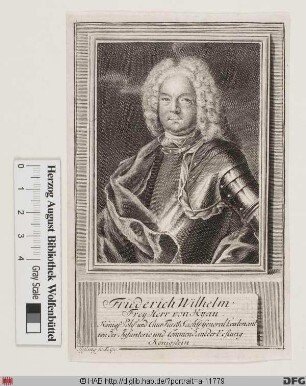 Bildnis Friedrich Wilhelm Frhr. von Kyaw (Kyau)