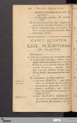 Caput Quartum. De Lege Præceptorum In Placitis.