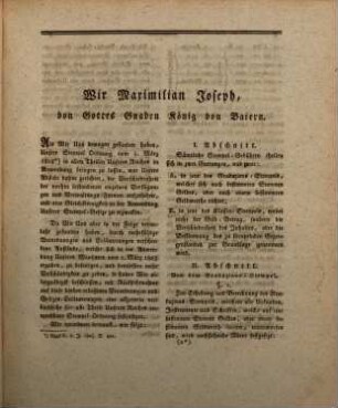 Allgemeine Verordnung das Stempelwesen im Königreiche Baiern betreffend