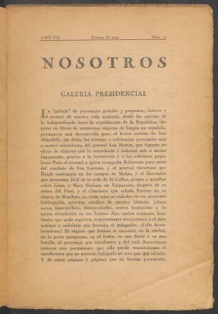 Galería presidencial