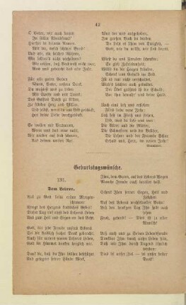 Geburtstagswünsche