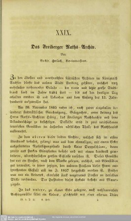 Das Freiberger Raths-Archiv
