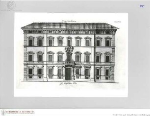 Teutsche Academie Zweyter Haupttheil Von der Bau-, Bild- und Mahlerey-Künste, 2. Hauptteil, 1. Teil: Palazzo Altieri