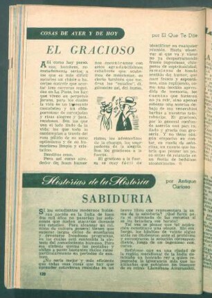Sabiduría : Historias de la historia
