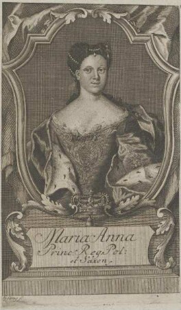 Bildnis von Maria Anna, Prinzessin von Polen und Sachsen
