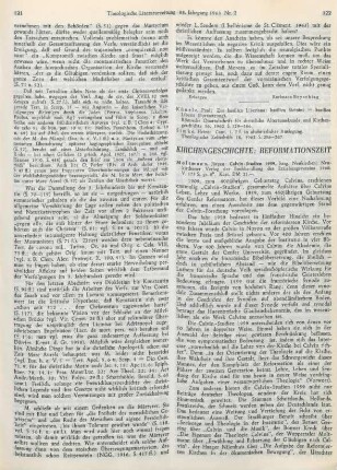 Kirchengeschichte: Reformationszeit