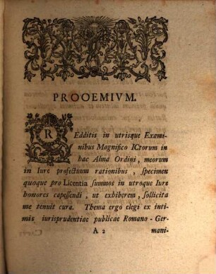 Dissertatio Ivris Pvblici Inavgvralis Sistens Recentiores Qvasdam Ab Obitv Caroli VI. Gl. Mem. Obortas Avreae Bvllae Controversias