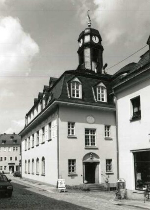Schwarzenberg. Ratskeller (ehemals Rathaus), Markt 1 (1907; J. Schilling, J.W. Gräbner. Rückansicht