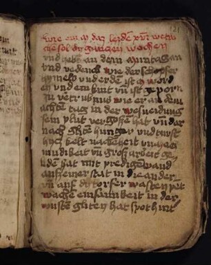 Betrachtung des Leidens Christi an den einzelnen Wochentagen