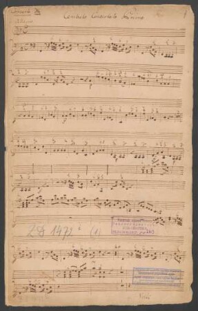Konzerte; cemb (2), orch; F-Dur; H 408; Wq 46