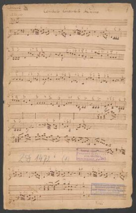 Konzerte; cemb (2), orch; F-Dur; H 408; Wq 46