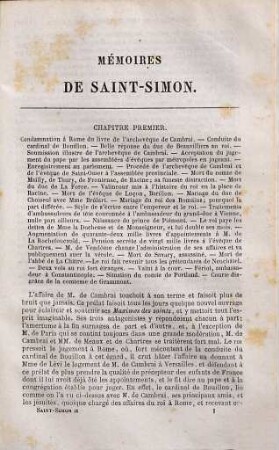 Mémoires complets et authentiques du Duc de Saint-Simon sur le siècle de Louis XIV et la régence, 2