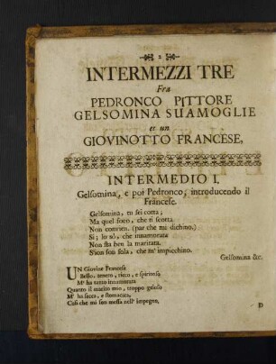 Intermezzi Tre