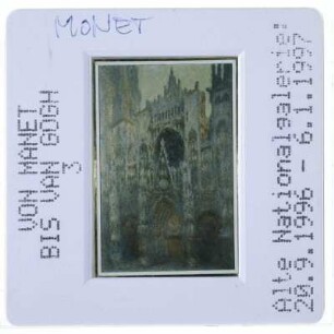 Monet, Kathedrale von Rouen (Serie),Monet, Kathedrale von Rouen (Weimar, G 541)
