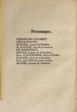 Le mari a la campagne, ou le Tartuffe moderne : [comédie en trois actes]