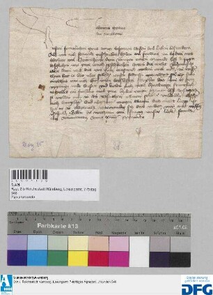 Johann Graf zu Wertheim schreibt an die Stadt Nürnberg in Sachen ihrer Fehde mit Eberhard von Tottenheim.