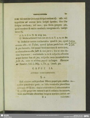 Caput II. Affinia Consuetudinis