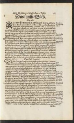 Das fünffte Buch.