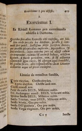 409-575, Exorcismus I. - V.