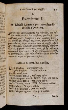 409-575, Exorcismus I. - V.