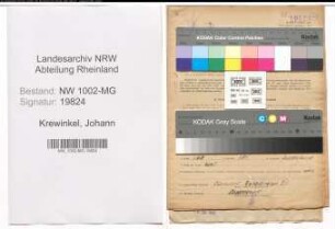 Entnazifizierung Johann Krewinkel , geb. 17.03.1897 (Fahrer)